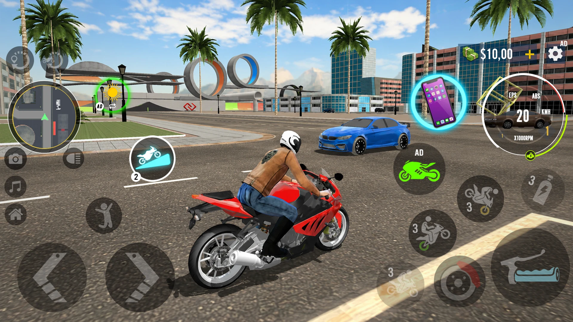 Indian Bike Drive: 3D Stunts screenshot